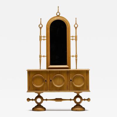 Architectural Revival Vanity Cabinet France 1960s