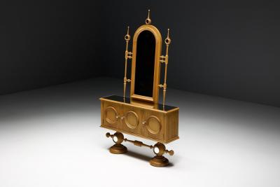 Architectural Revival Vanity Mirror France 1960s