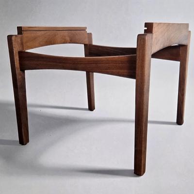 Arden Riddle Arden Riddle End Table Studio Black Walnut Travertine 1999