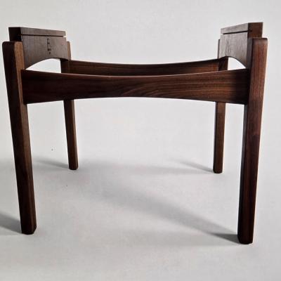 Arden Riddle Arden Riddle End Table Studio Black Walnut Travertine 1999