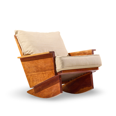 Arden Riddle Arden Riddle S308 R Mid Century Walnut Rocking Chair