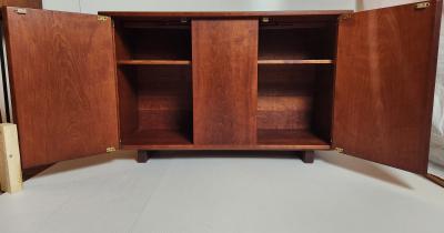 Arden Riddle Arden Riddle Studio Craft Unique Storage Cabinet Solid Cherry 1966