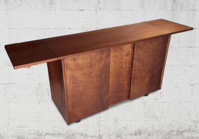 Arden Riddle Arden Riddle Studio Craft Unique Storage Cabinet Solid Cherry 1966