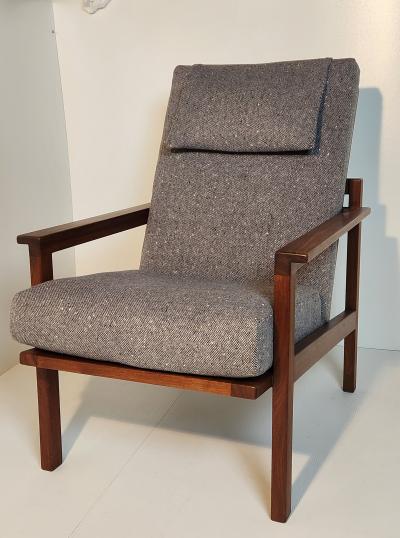 Arden Riddle Walnut Adjustable Lounge Chair Arden Riddle 1921 2011 pre 1965