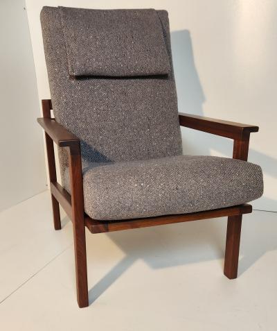 Arden Riddle Walnut Adjustable Lounge Chair Arden Riddle 1921 2011 pre 1965