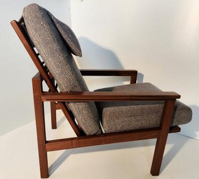 Arden Riddle Walnut Adjustable Lounge Chair Arden Riddle 1921 2011 pre 1965
