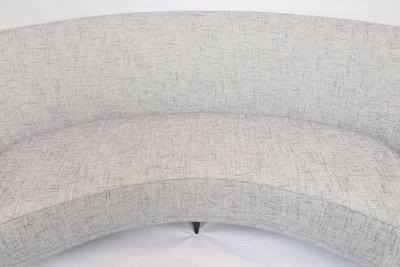 Ariberto Colombo Ico Parisi Curved Back Sofa Manufactured by Ariberto Colombo