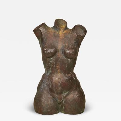 Aristide Maillol French Bronze Cast Sculpture of a Female Torso manner of Aristide Maillol 