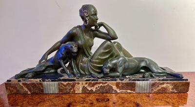 Armand Godard Art Deco statue by Armand Godard Dianas Triumph A Pantheon of Power 