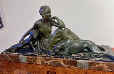 Armand Godard Art Deco statue by Armand Godard Dianas Triumph A Pantheon of Power 