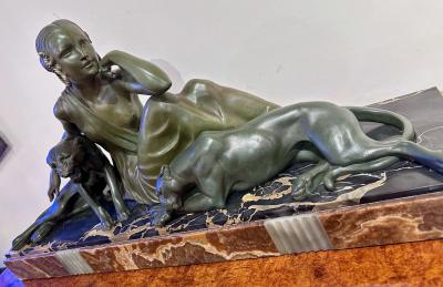 Armand Godard Art Deco statue by Armand Godard Dianas Triumph A Pantheon of Power 