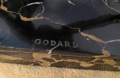 Armand Godard French Art Deco Huntress with Borzoi 