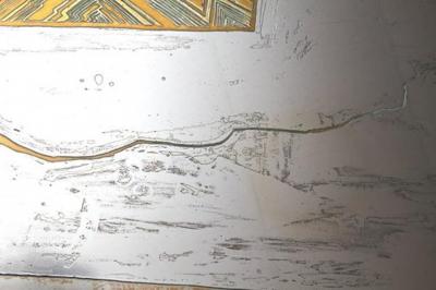 Armand Jonckers Stunning Acid Etched Brass Coffee Table Abstraction by Armand Jonckers