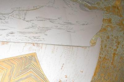 Armand Jonckers Stunning Acid Etched Brass Coffee Table Abstraction by Armand Jonckers