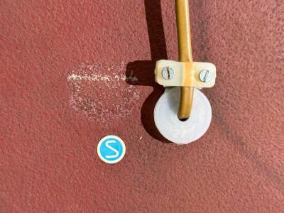 Armaturhantverk G teborg Articulating Floor Lamp Brass Fabric Sweden 1960s