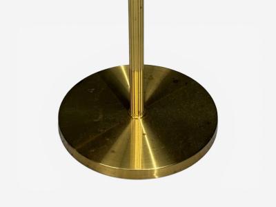 Armaturhantverk G teborg Articulating Floor Lamp Brass Fabric Sweden 1960s