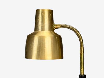 Armaturhantverk Tibro Brass Adjustable Desk Lamp Sweden 1960s