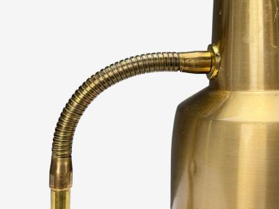 Armaturhantverk Tibro Brass Adjustable Desk Lamp Sweden 1960s