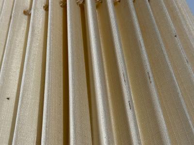 Armaturhantverk Tibro Wall Light Brass Pleated Fabric Sweden 1970s