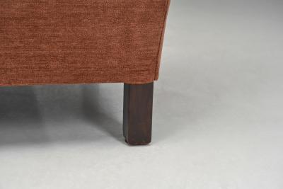 Armchair Upholstered in Dusty Pink Fabric Sweden 1930s