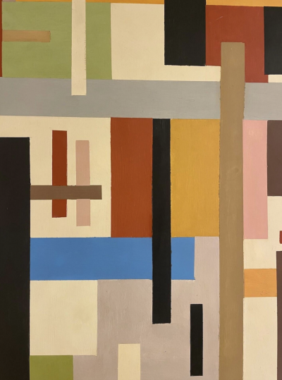 Armilde Dupont Oil on Canvas by Armilde Dupont Belgium 1970s