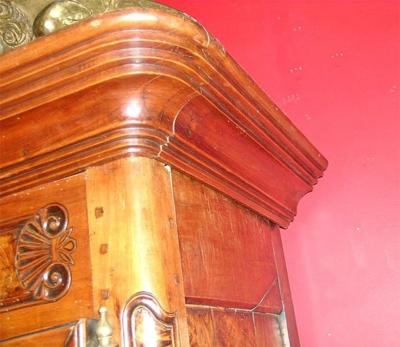 Armoire in Exceptional Burl Cherrywood