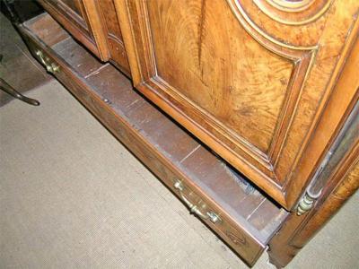 Armoire in Exceptional Burl Cherrywood