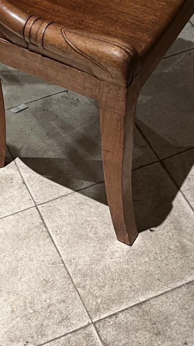 Armond Albert Rateau A A Rateau style forties empire revival pair of stunning carved chairs