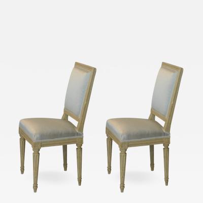 Armond Albert Rateau Pair of Louis XVI Style Side Chairs by Armand Albert Rateau