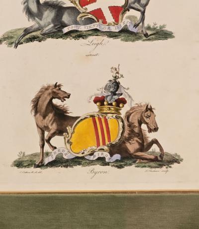 Armorial Print England 19th century