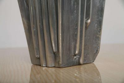 Arnaldo Gamba Tradito Arnaldo Gamba Cast Aluminium Vase Italy 2004