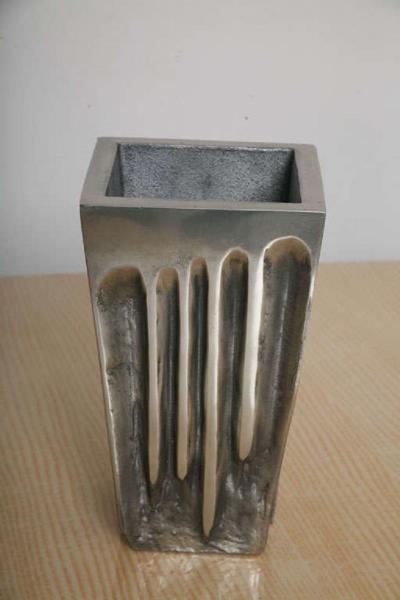 Arnaldo Gamba Tradito Arnaldo Gamba Cast Aluminium Vase Italy 2004