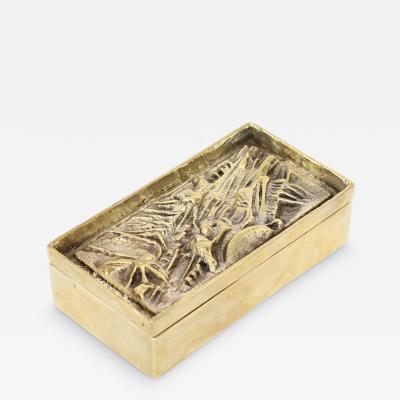 Arnaldo Pomodoro Arnoldo Pomodoro Cast Sculptural Bronze Box Sculpture