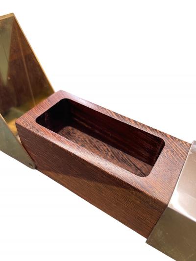 Arnaldo Pomodoro Nice clock and box attributed to Arnaldo Pomodoro