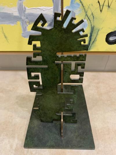 Arnaldo Ugarte Arnaldo Ugarte Tehuascan Bronze Sculpture