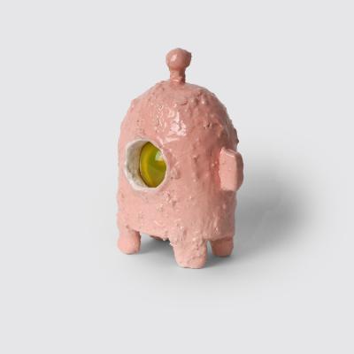 Arnauld Le Calv SMALL ALIENS glass and ceramic set of 3 small sculptures