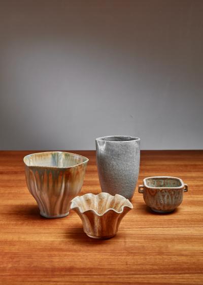 Arne Bang Arne Bang set of four ceramic pieces Denmark 1950s