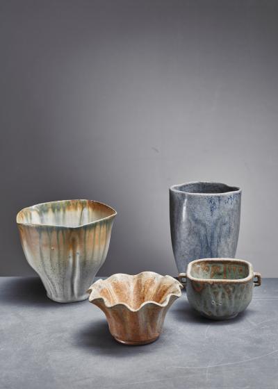 Arne Bang Arne Bang set of four ceramic pieces Denmark 1950s