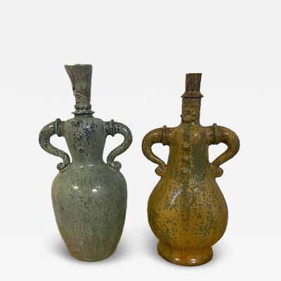 Arne Bang Rare Arne Bang stoneware pair flasks 1940s