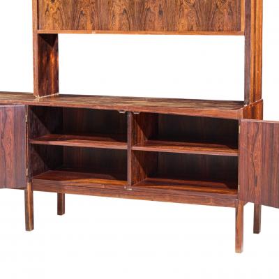 Arne Hovmand Olsen Arne Hovmand Olsen for Mogens Kold M belfabrik Danish Rosewood Credenza Hutch