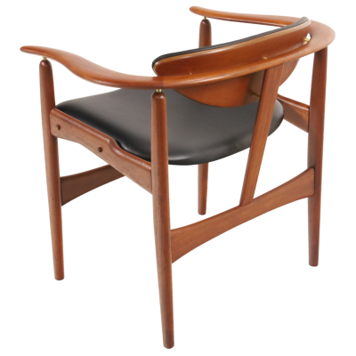 Arne Hovmand Olsen High Style Scandinavian Modern Chair Designed by Hovmand Olsen