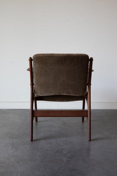 Arne Hovmand Olsen Oak Armchair by A Hovmand Olsen for A R Klingeberg S n 1950s