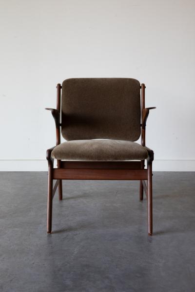 Arne Hovmand Olsen Oak Armchair by A Hovmand Olsen for A R Klingeberg S n 1950s