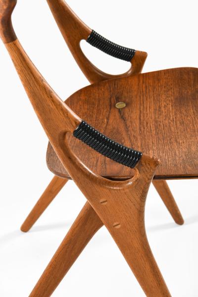 Arne Hovmand Olsen Set of Six Dining Chairs Model 210 by Arne Hovmand Olsen 1957