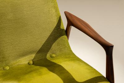 Arne Hovmand Olsen Set of Two Lounge Chairs by Arne Hovmand Olsen Denmark 1960s