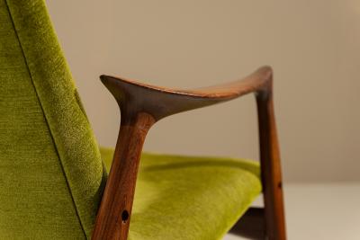 Arne Hovmand Olsen Set of Two Lounge Chairs by Arne Hovmand Olsen Denmark 1960s