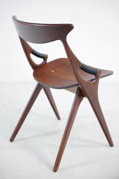 Arne Hovmand Olson Rare Scandinavian Modern Teak Dining Chair by Arne Hovmand Olson