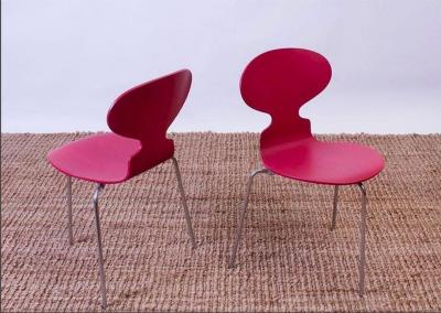 Arne Jacobsen Ant chairs for Fritz Hansen