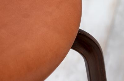 Arne Jacobsen Arne Jacobsen Grand Prix Leather Chair for Fritz Hansen