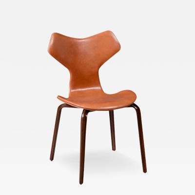 Arne Jacobsen Arne Jacobsen Grand Prix Leather Chair for Fritz Hansen